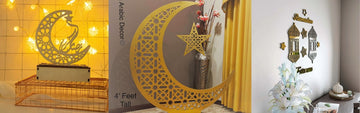 Budget Ramadan home decor using wooden decorations