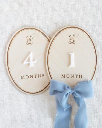 wooden birthday ornaments