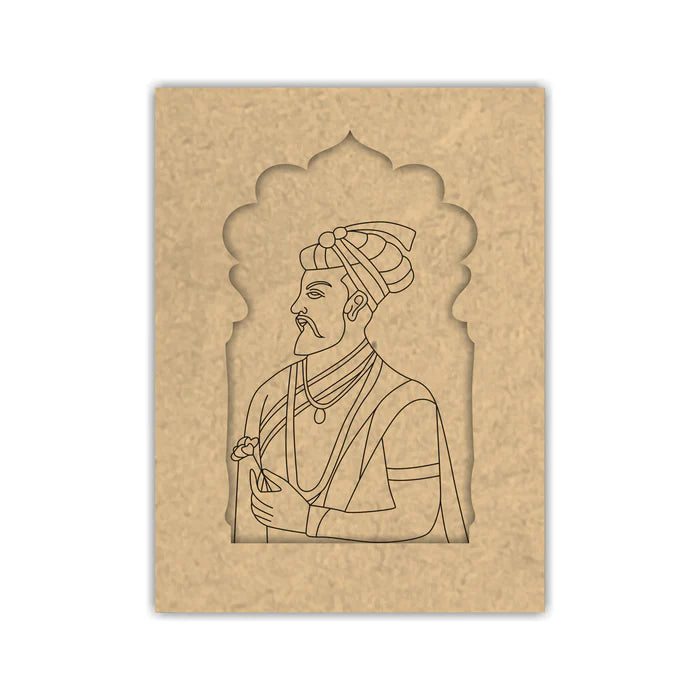 Pack of 2 Wooden Pre-Marked MDF Jharokha, Decorative