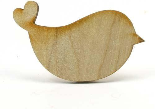Haoser 12 Piececs Unfinished Wood Birds, Dove Bird Wood Shapes,Bird Wood DIY Crafts Cutouts,Wooden Birds for Craft,Bird Wood DIY Crafts Cutouts,Hanging Wooden Birds Ornaments - Haoser
