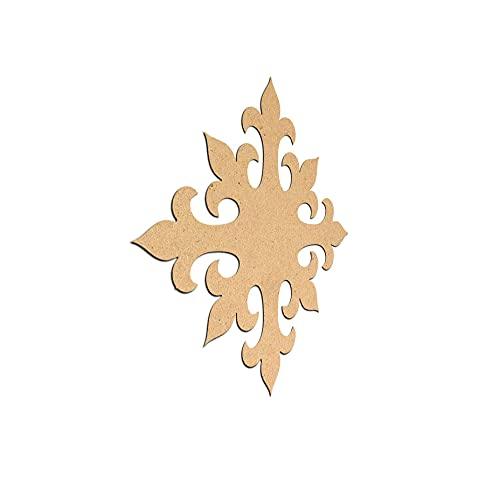 Haoser Birch Ply-3mm Wooden Panel for Room Divider/Partition, Wall Decor Pack of 1 Geometric Laser Cut Carved Panel  (Panle-16) - Haoser