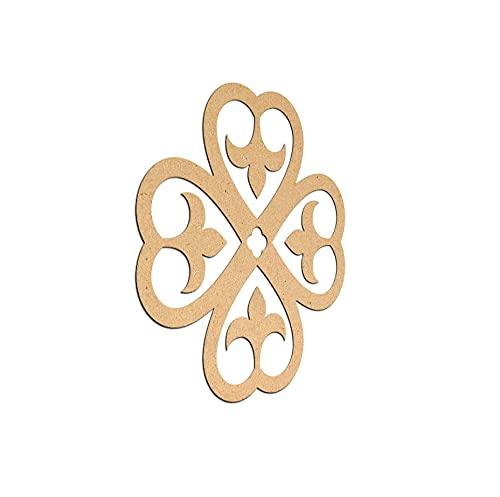 Haoser Birch Ply-3mm Wooden Panel for Room Divider/Partition, Wall Decor Pack of 1 Geometric Laser Cut Carved Panel  (Panle-11) - Haoser