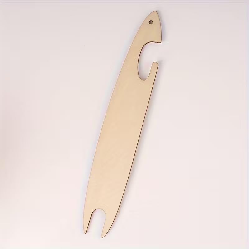 Wooden Adjustable Strap Weaving Loom Kit with Hook Tool – DIY Knitting Board for Handbag Straps