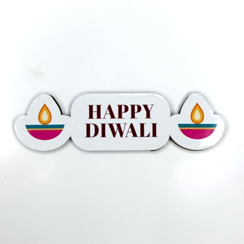 Haoser Wooden Hanging Deepak for Diwali Decoration Set of 9 Pcs