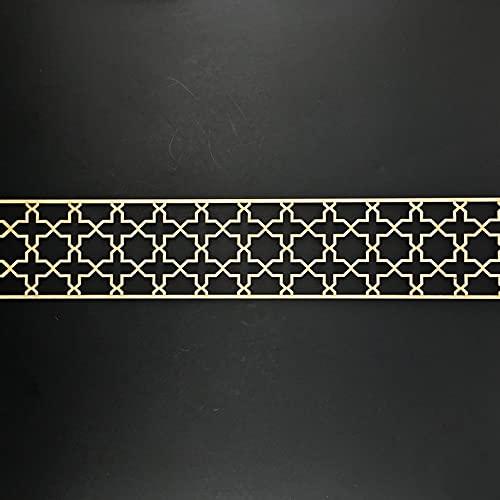 Haoser Corved Panel Geometric Wooden Panel, MDF Jali for Wall Decoration for Your Amazing Home - Haoser