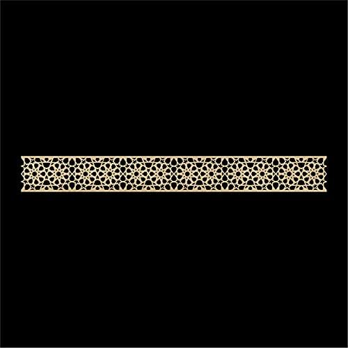 Haoser Corved Panel Geometric Wooden Panel, MDF Jali for Wall Decoration for Your Amazing Home - Haoser