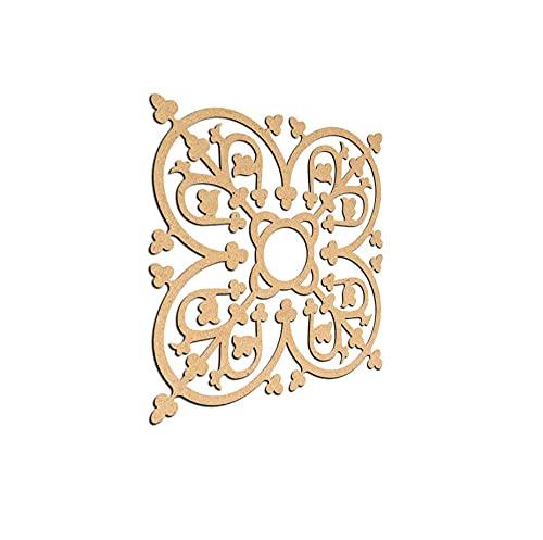 Haoser Birch Ply-3mm Wooden Panel for Room Divider/Partition, Wall Decor Pack of 1 Geometric Laser Cut Carved Panel  (Panle-8) - Haoser