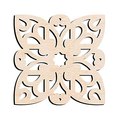 Haoser Birch Ply-3mm Wooden Panel for Room Divider/Partition, Wall Decor Pack of 1 Geometric Laser Cut Carved Panel  (Panle-15) - Haoser