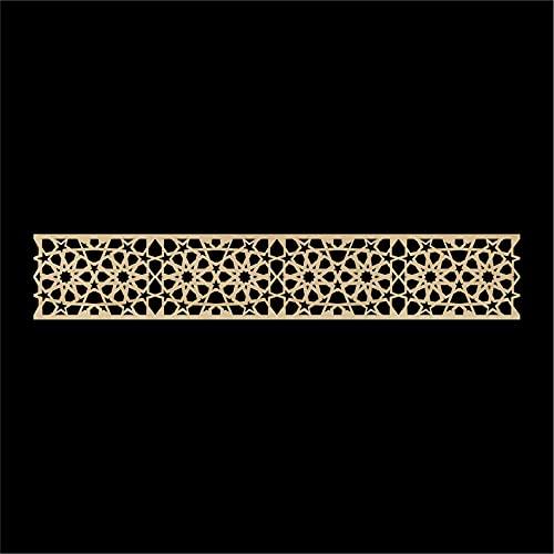 Haoser Corved Panel Geometric Wooden Panel, MDF Jali for Wall Decoration for Your Amazing Home - Haoser