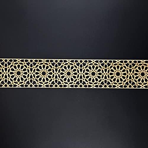 Haoser Corved Panel Geometric Wooden Panel, MDF Jali for Wall Decoration for Your Amazing Home - Haoser