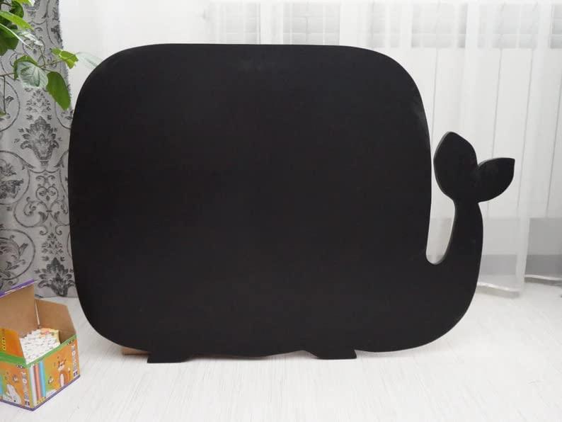 Haoser Wooden Black Board Slate for Kids, Slate Board for Kids, Decoration, Kitchen, Writing, Drawing, and Play Chalkboard Sign, Kids Room Chalkboard - Haoser