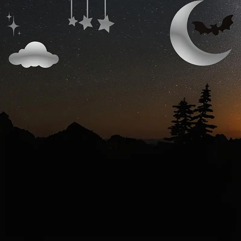 16 PCS Reusable Mixed Patterns Stencil Set – 2.95" x 2.95" PET Plastic Painting Templates for Wall, Scrapbooking, Canvas, Furniture, Rock, and DIY Crafts