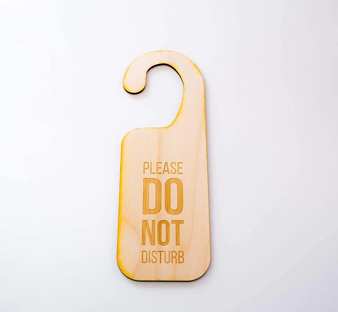Haoser Do Not Disturb Hanger Sign Ideal for Office Home, Clinic, Class and Meeting Session - Haoser