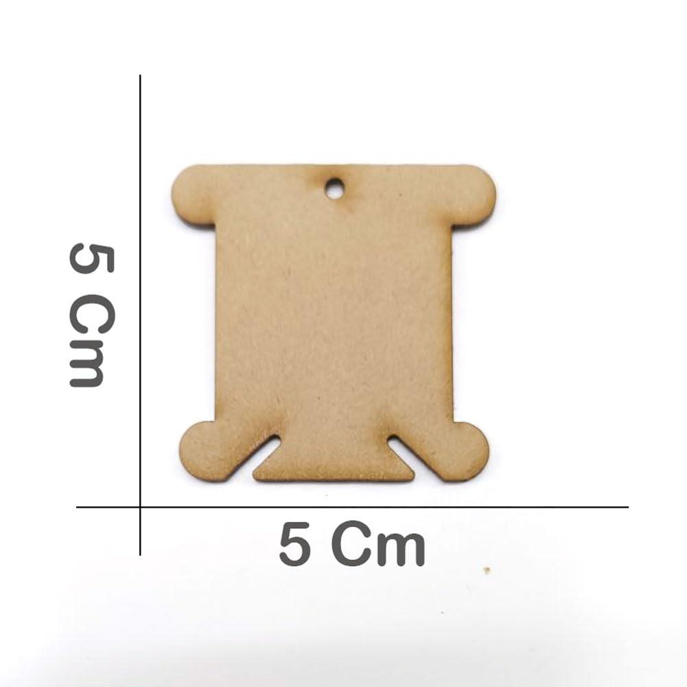 Haoser 16Pcs Wood Floss Bobbins