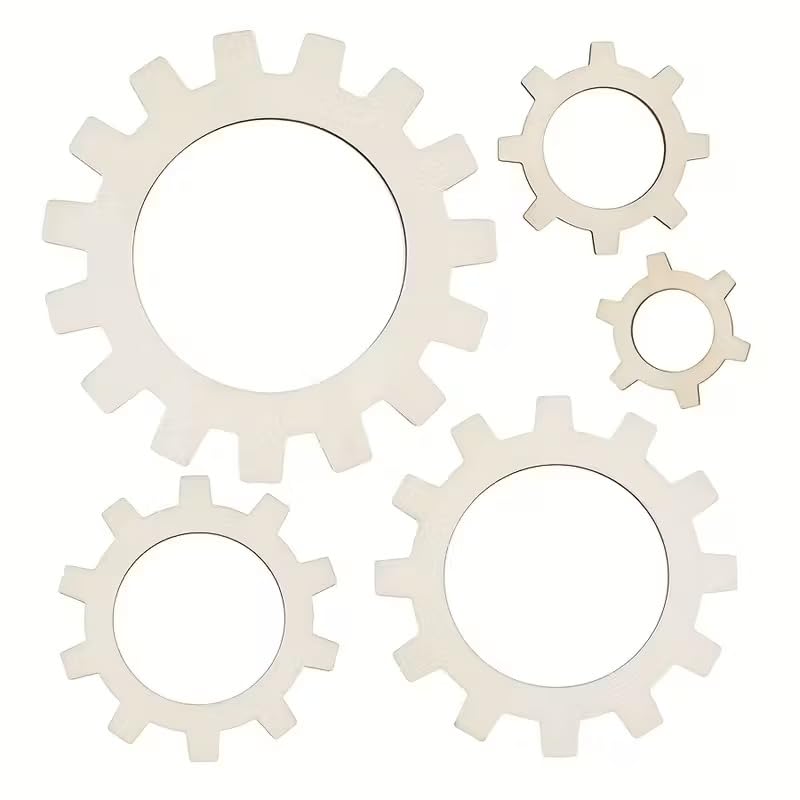 5 Pcs Round Flower Knitting Loom Set, Wooden Weaving Looms for Knitting