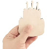 10 Pcs Pine MDF Wooden Birthday Cake Shape Decorations for DIY Painting & Graffiti Art, Hanging Birthday Wedding Party Ornaments for Christmas, New Year & Family Gatherings, 4 x 2.7 Inch