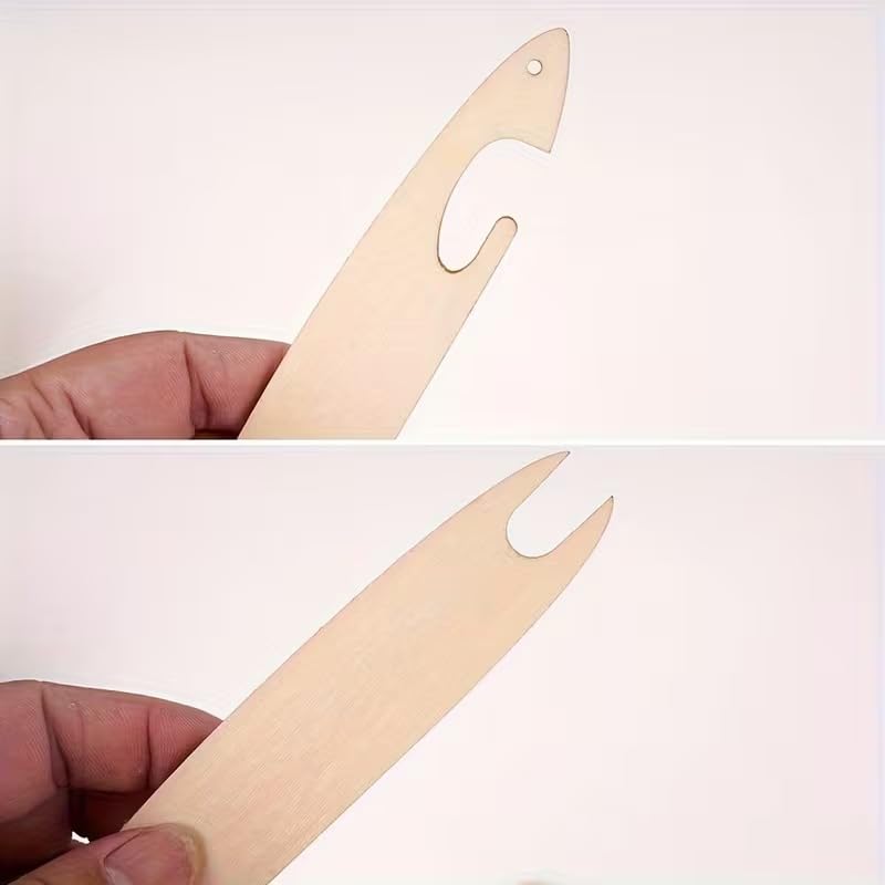 Wooden Adjustable Strap Weaving Loom Kit with Hook Tool – DIY Knitting Board for Handbag Straps
