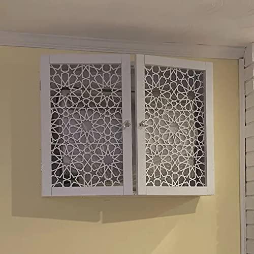 Haoser Laser Cut Carved Panel Wall Decor, Living Room Art, Wood Art, Windows - Haoser