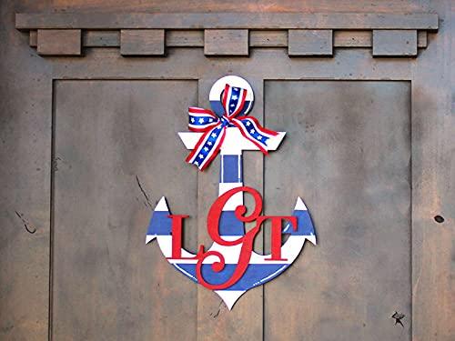 Haoser 10 Pcs Unfinished Wood Blank Anchor Shape Board, 4mm Thick Wooden Cutout for DIY Craft Projects (HSR-BP4-ANCR_Beige_8x6IN) - Haoser