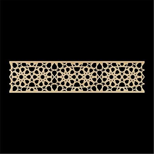 Haoser Corved Panel Geometric Wooden Panel, MDF Jali for Wall Decoration for Your Amazing Home - Haoser