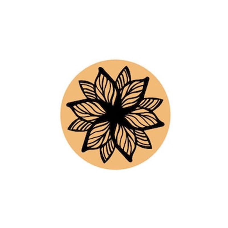 Curious Button Unfinished Wooden Mandala Coaster for DIY, 10cm Pack of 4 Round Wooden Pine MDF Cutouts Unfinished Engraved Coaster Cutouts, Painting Wood Craft, MDF Plains, DIY Art Work (Pattern-A) - Haoser