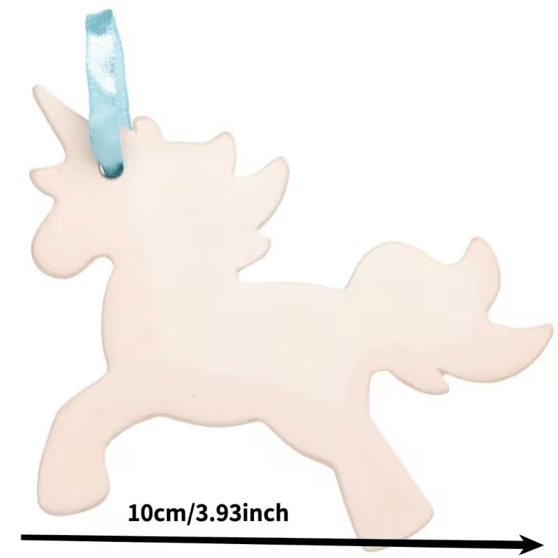 10 Pcs Wooden Unicorn Craft for Kids | Blank Unicorn Shapes for Arts & Crafts