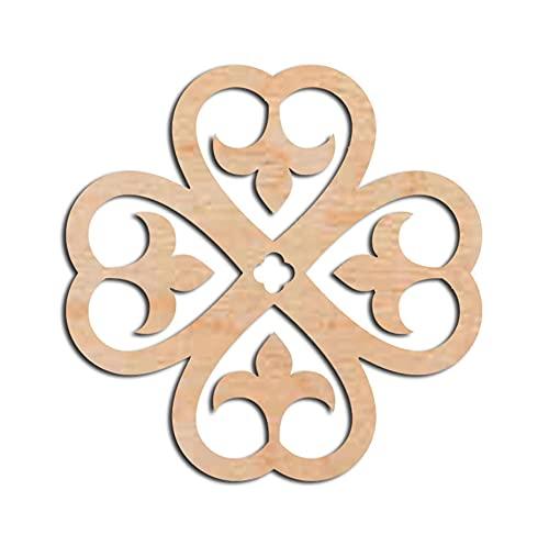 Haoser Birch Ply-3mm Wooden Panel for Room Divider/Partition, Wall Decor Pack of 1 Geometric Laser Cut Carved Panel  (Panle-11) - Haoser
