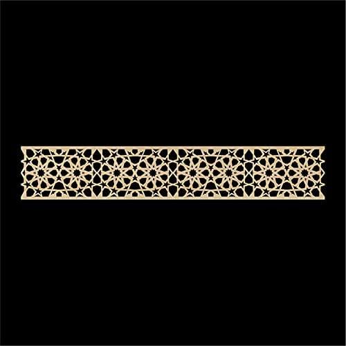 Haoser Corved Panel Geometric Wooden Panel, MDF Jali for Wall Decoration for Your Amazing Home - Haoser