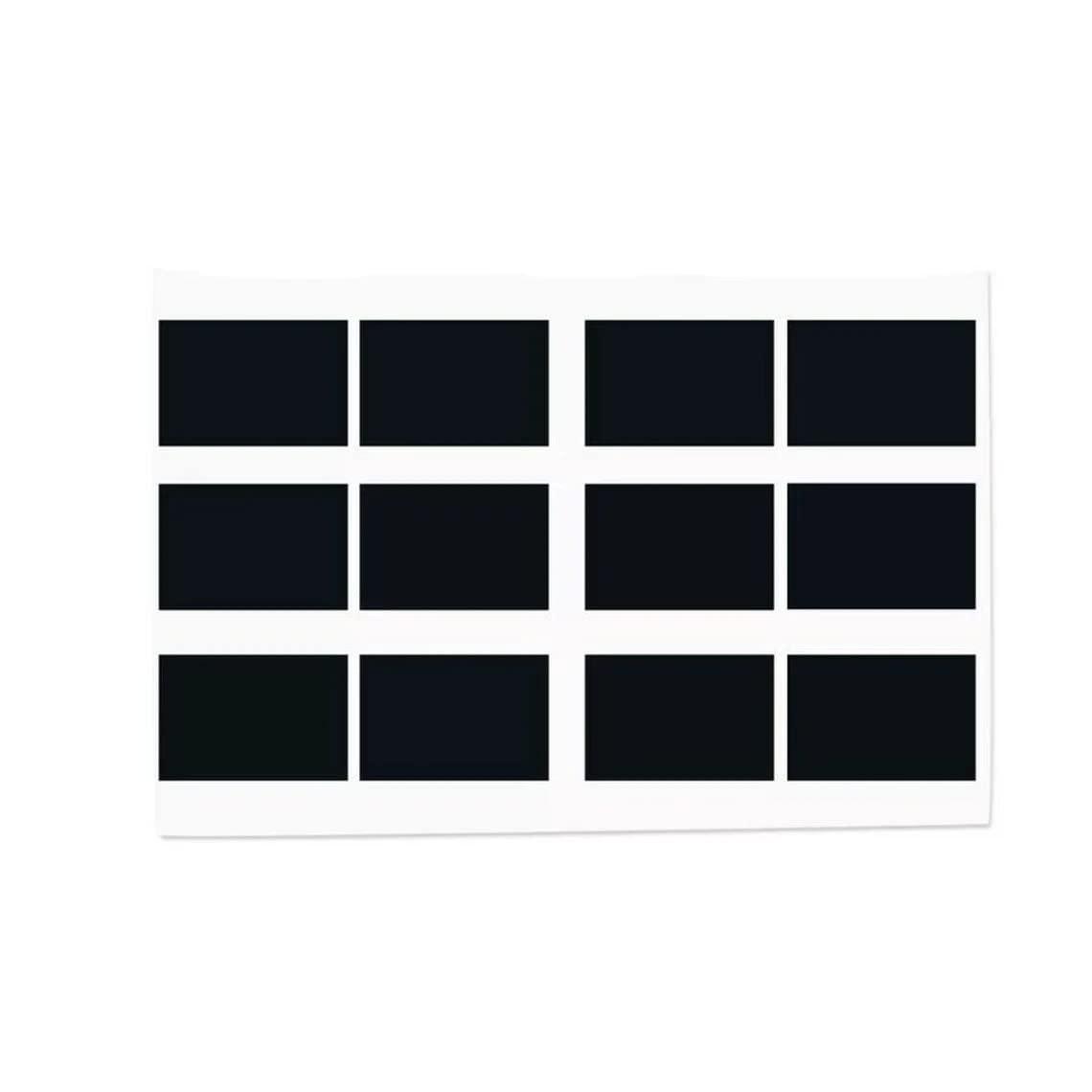 Haoser 50 Pieces Waterproof Chalkboard Labels, Blackboard Sticker for Jars, Canisters, Kilner Jars, Scrapbooking, Food Storage Labels, Weddings (5 x 3 cm, Black) - Haoser