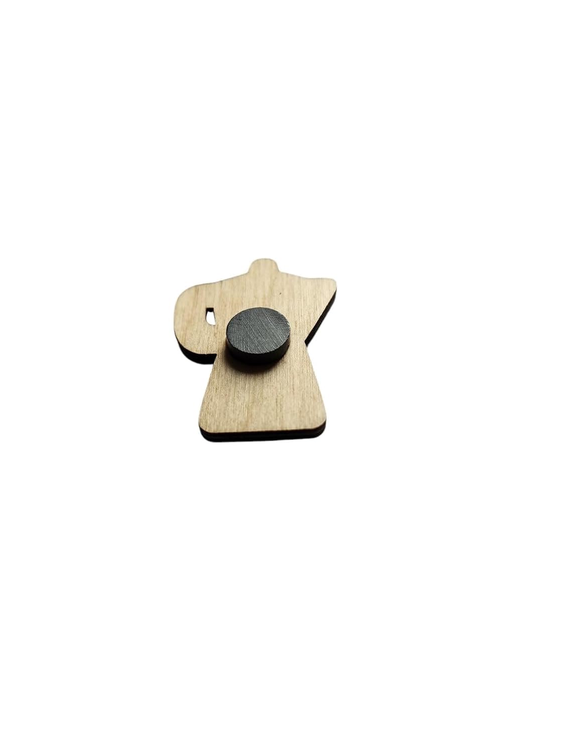 Wooden Coffee Fridge Magnets – Set of 10 Decorative Refrigerator for Kitchen