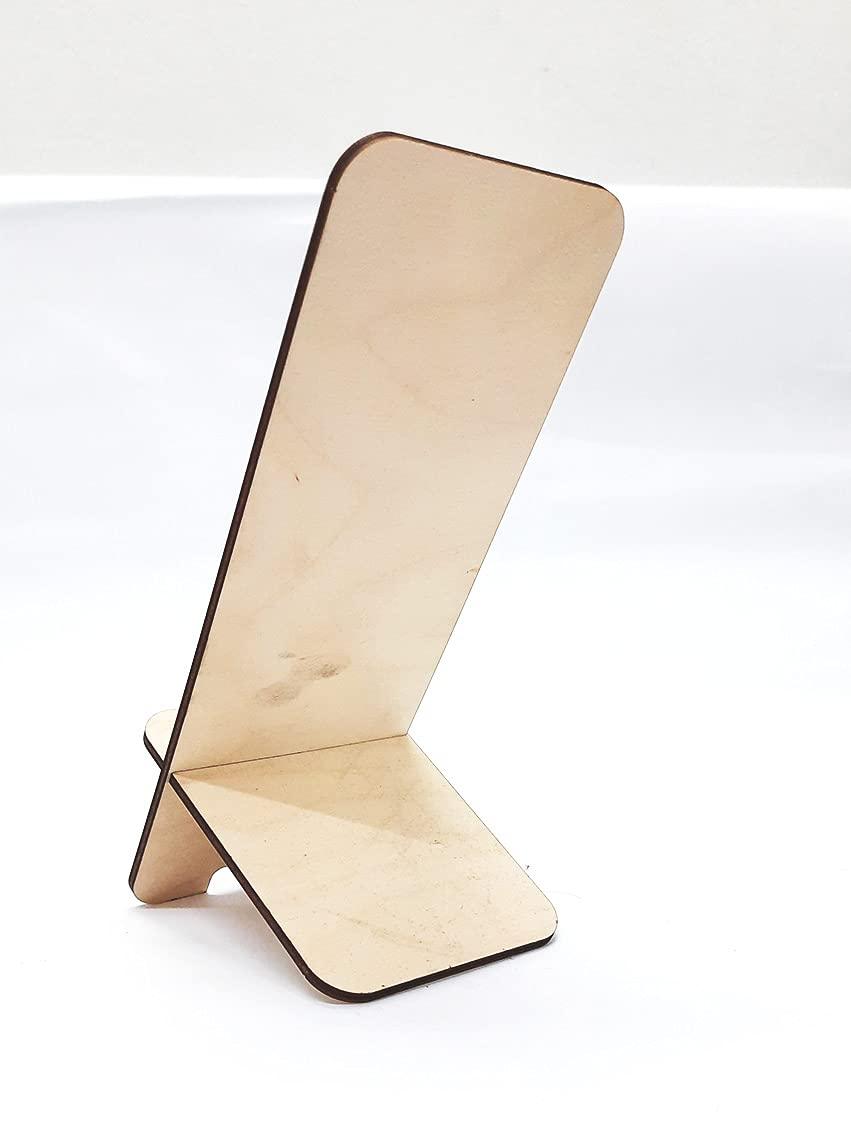 Haoser Pack of 2 Wooden Smartphone Stand, Cell Phone Holder. Universal Size for All Mobiles can Be Used in Office Or Home - Haoser
