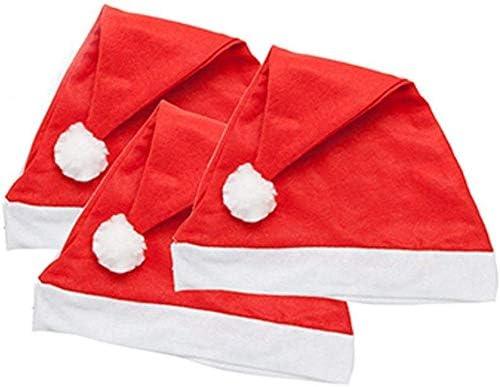 Haoser Christmas Santa Claus Caps Party Props (6 Pcs, Free Size) - Christmas Hat for Kids Adults Baby Dog Women Xmas Party Decorations - Christmas Decorations Items - Haoser
