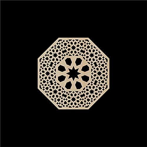 Haoser Wooden Jali Décor Panel for Room, Pack of 1 Carved Birch Ply Panel -Panel-9 - Haoser