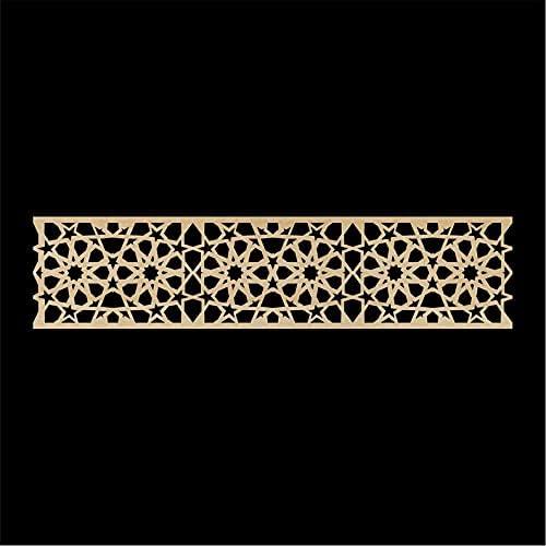 Haoser Corved Panel Geometric Wooden Panel, MDF Jali for Wall Decoration for Your Amazing Home - Haoser