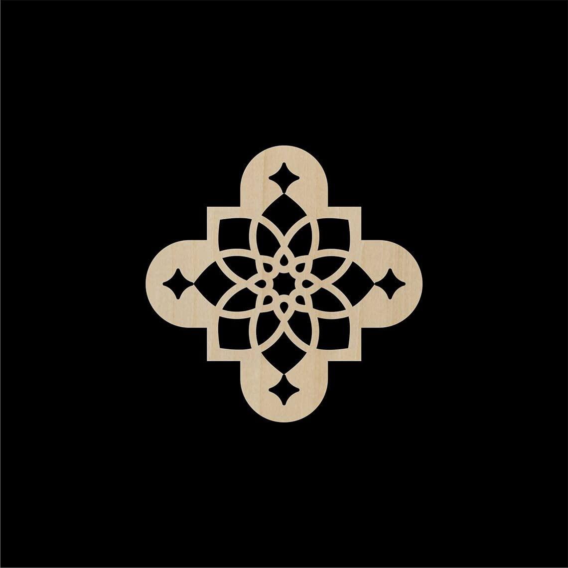 Haoser Pack of 1 Laser Cut Carved Panel for Room Partition/Divider Room, Wall Hanging (Square Panel-17) - Haoser