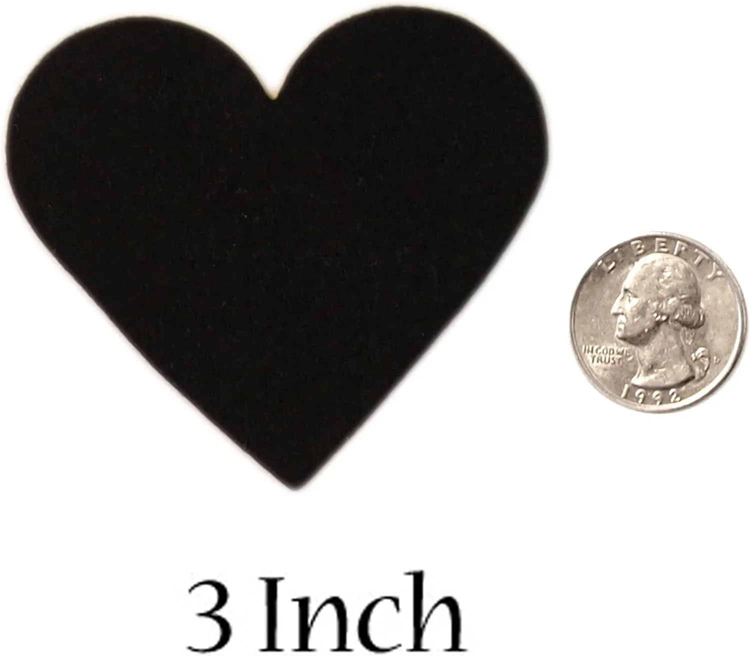Haoser 3 inch Felt Hearts 50pc - Mix Color Pack - Haoser