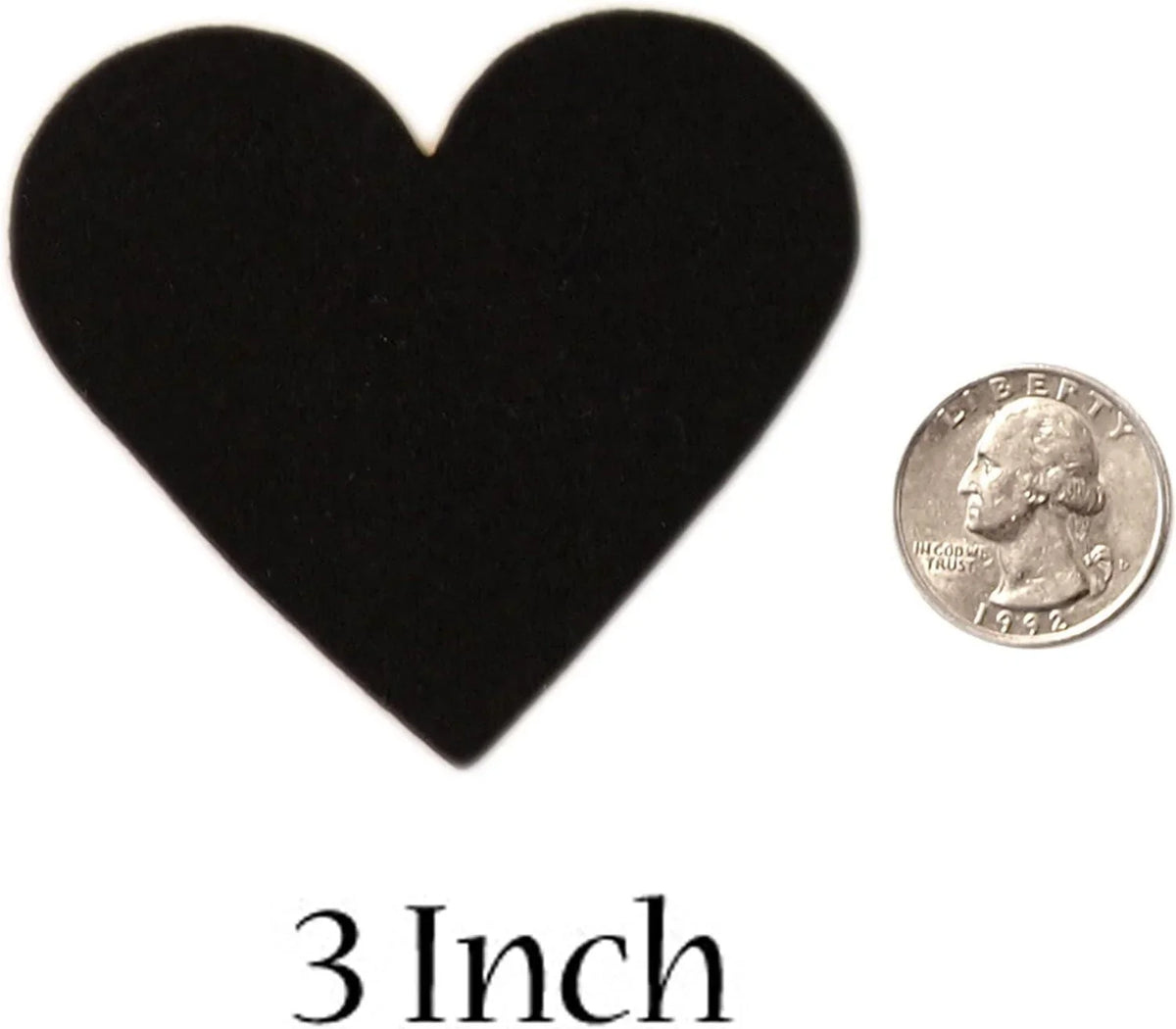 Haoser 3 inch Felt Hearts 50pc - Mix Color Pack - Haoser