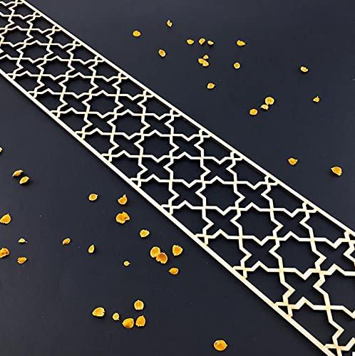 Haoser Corved Panel Geometric Wooden Panel, MDF Jali for Wall Decoration for Your Amazing Home - Haoser