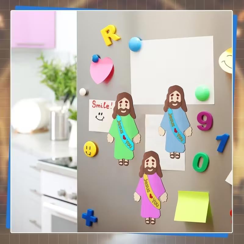 12 Pcs Wooden Figurine Set – Hand-Painted Style Mixed Color Wooden Figures for Crafts