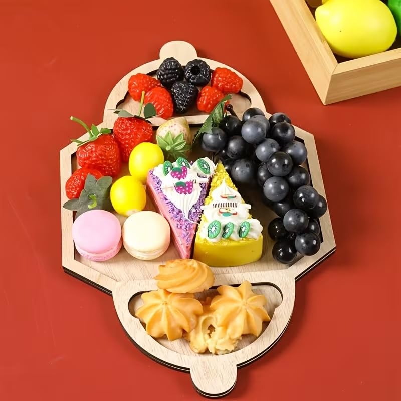 Eid Lantern Shaped Wooden Tray – Ramadan MDF Table Decor