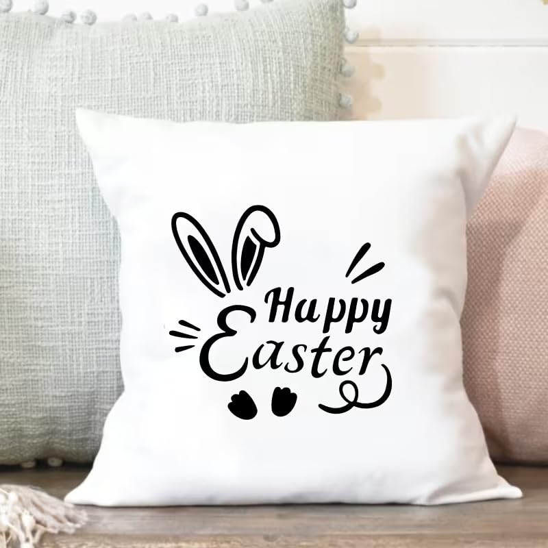 4-Pack Easter Rabbit Stencil Templates (5.91 x 5.91 Inch) | Reusable Bunny Painting Stencils for Wall Decor