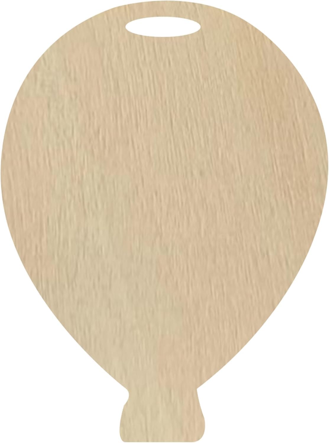 10 Pcs Wooden Balloon Shape Cutouts for DIY Craft | Unfinished Wood