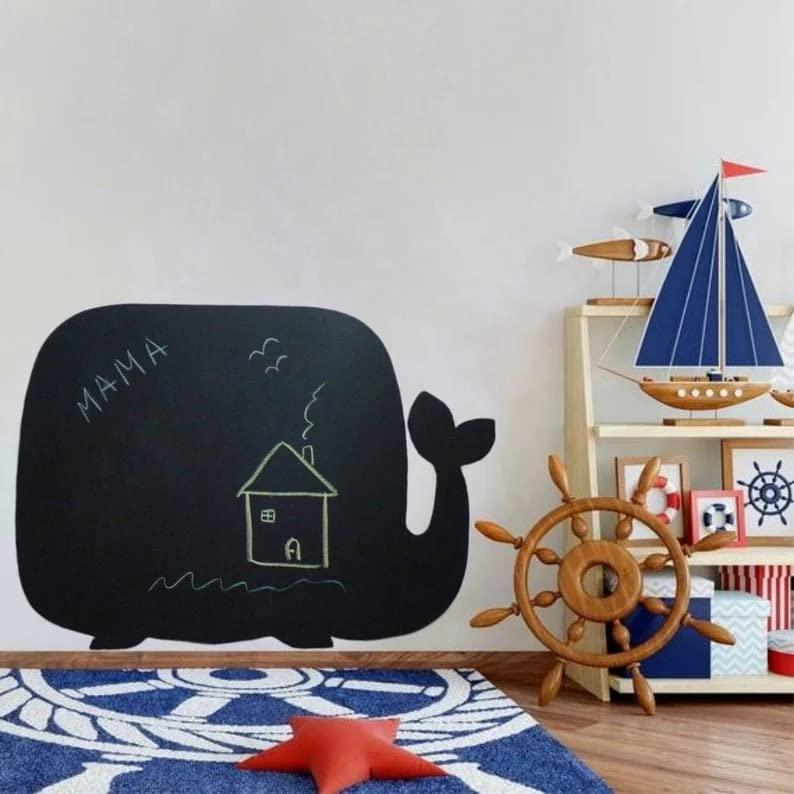 Haoser Wooden Black Board Slate for Kids, Slate Board for Kids, Decoration, Kitchen, Writing, Drawing, and Play Chalkboard Sign, Kids Room Chalkboard - Haoser