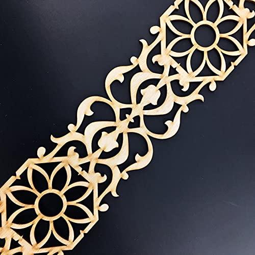 Haoser Corved Panel Geometric Wooden Panel, MDF Jali for Wall Decoration for Your Amazing Home - Haoser