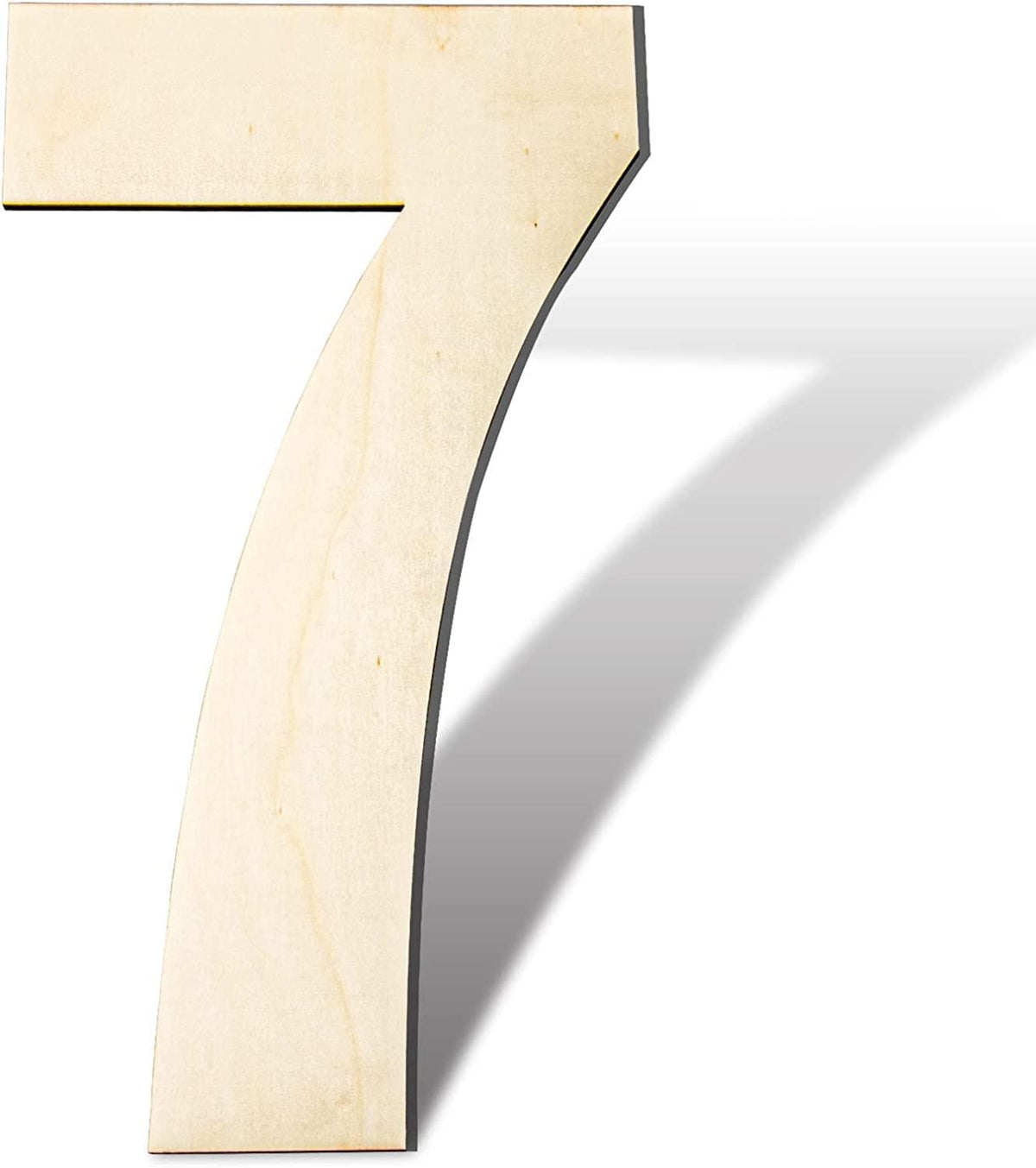 Haoser Blank Wooden Number Unfinished Wood Slices Sign Board for DIY Craft Projects Home Sign Wall Birthday Wedding Party Decoration,Wooden Numbers for Craft. - Haoser