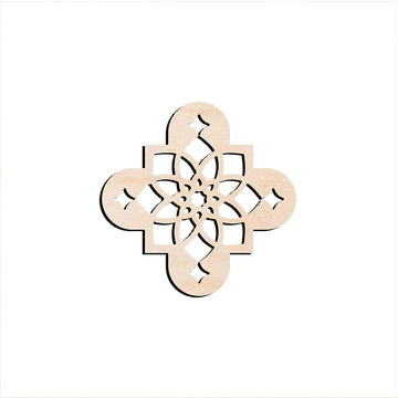 Haoser Pack of 1 Laser Cut Carved Panel for Room Partition/Divider Room, Wall Hanging (Square Panel-17) - Haoser