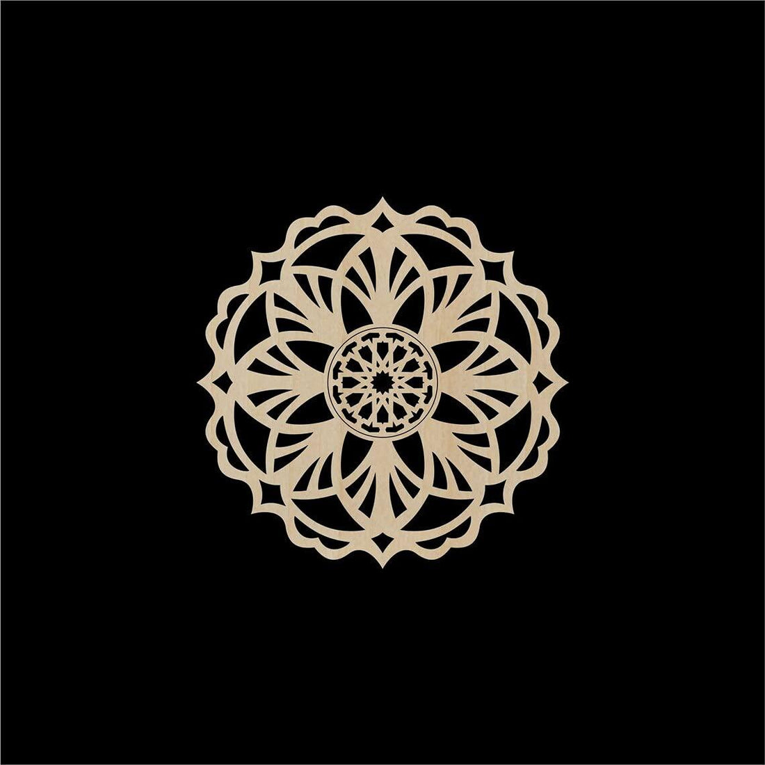 Haoser Geometic Carved Wooden Panel for Home Décor Birch Ply Jali -Panel-16 - Haoser