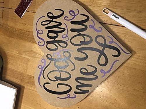 Haoser 10 Pcs Unfinished Wood Blank Shapes, 4mm Thick Wooden Cutout for DIY Craft Projects, Hanging Decorations, Panting - Haoser