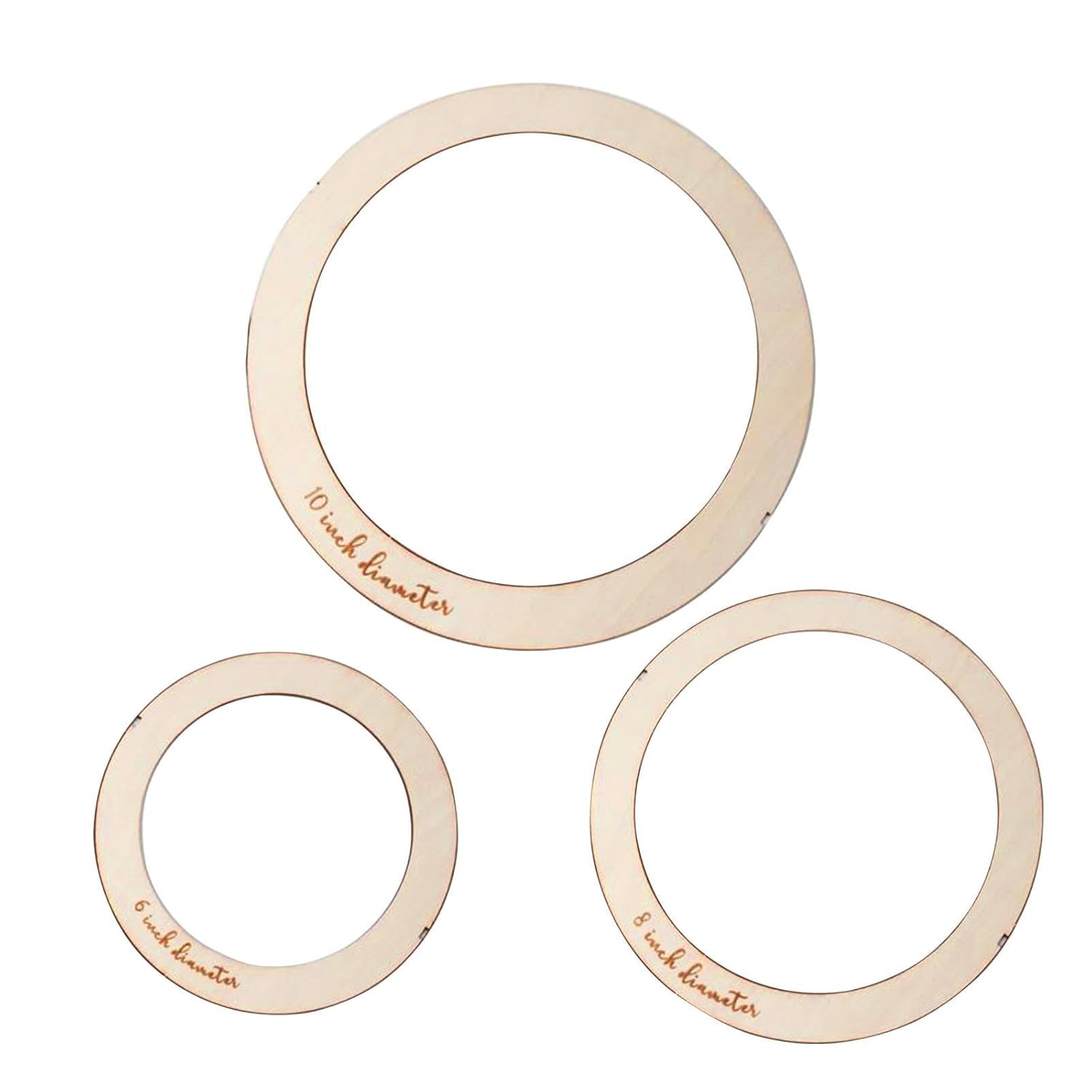 6 Pcs Wooden Macrame Cutting Molds – DIY Macrame Cord Tool Set for Knotting, Crafting & Handmade Creations, Portable Macrame Tools for Beginners & Professionals