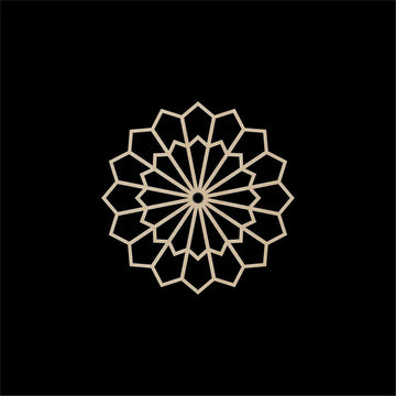Haoser Laser Cut Round Design Wall Decorative Carved Panel Pack of 1 -Panel-4 - Haoser